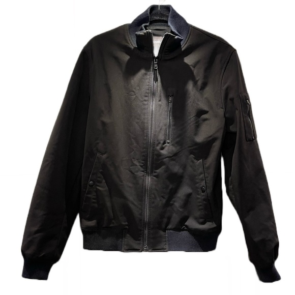 Michael Kors Other - Michael Kors Black Bomber Zip Up Jacket Men’s Size Small